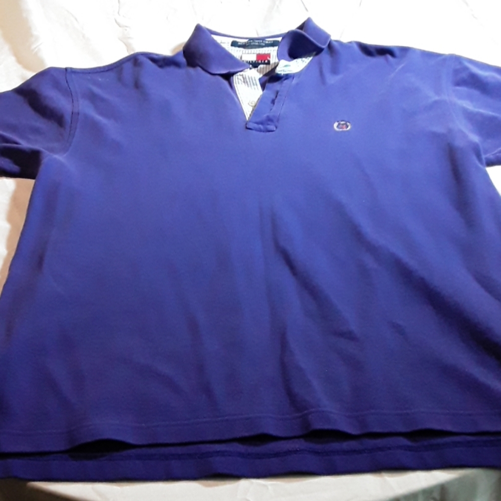 Mens purple polo lg.